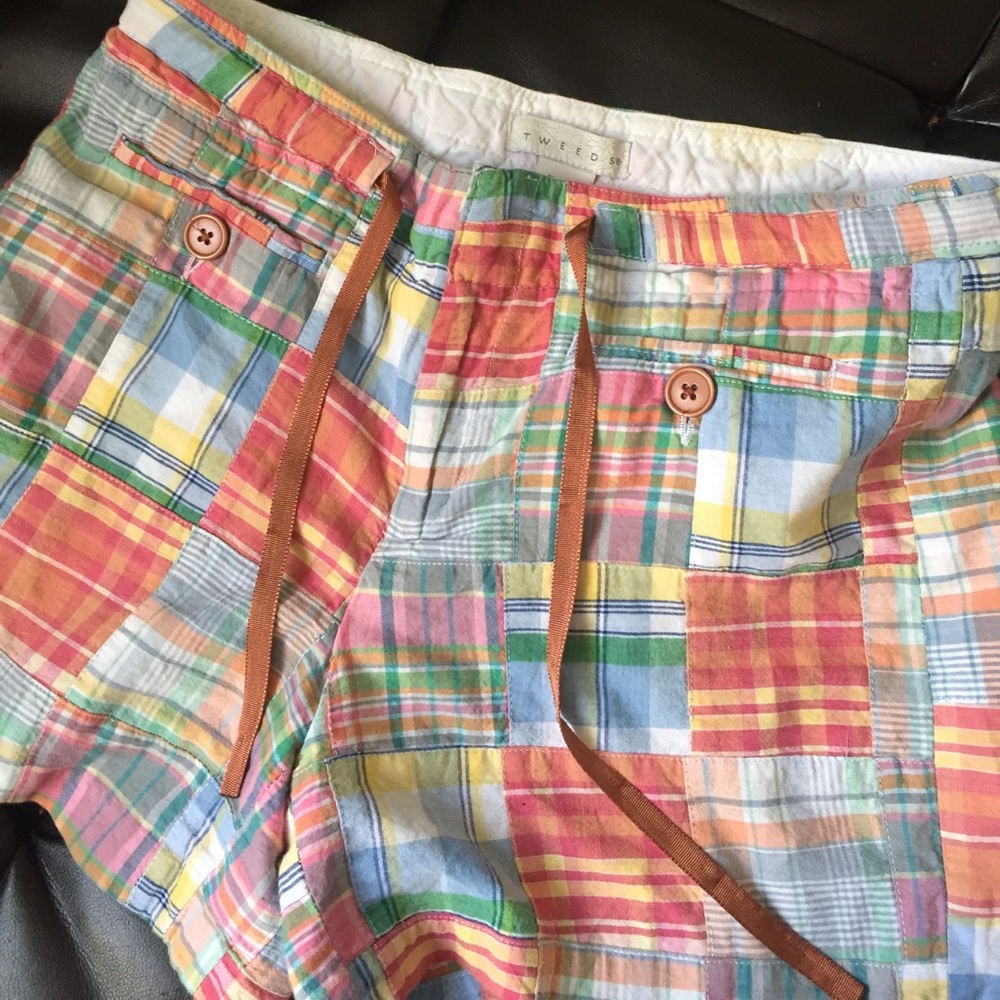 Cute Plaid Tweeds brand shorts- Size 6
